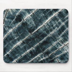Blaugestrichenes Holz Mousepad