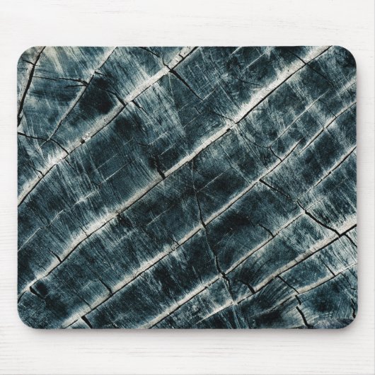 Blaugestrichenes Holz Mousepad (Vorne)