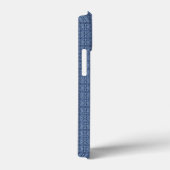 Blaugestrickmuster Case-Mate iPhone Hülle (Rückseite / Rechts)