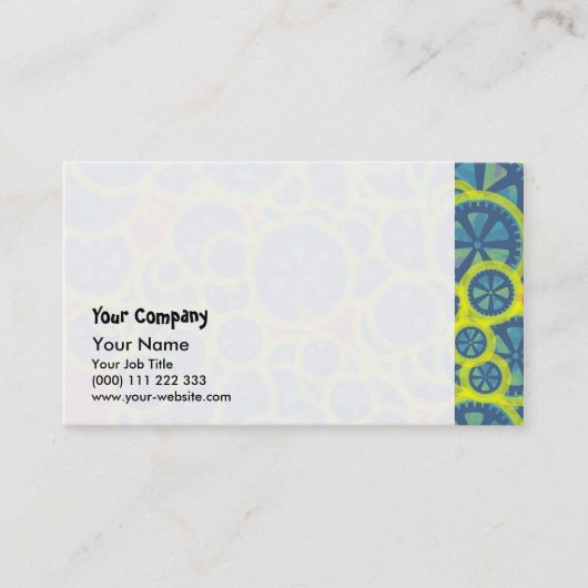 Blaugetriebe Visitenkarte (Vorderseite)