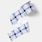 Blaugewebe Ripsband (Rückseite)