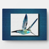 Blaugewurzelter Hummingbird Fotoplatte (Vorderseite)