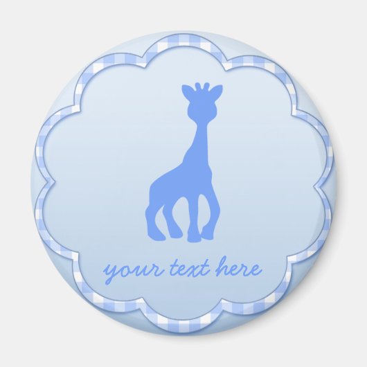 Blaugiraffe Magnet (Vorne)