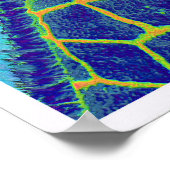 Blaugiraffen Poster (Ecke)