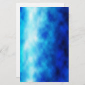 Blauglas Briefpapier (Vorne/Hinten)