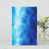 Blauglas Briefpapier (Stehend Vorderseite)