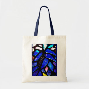 'Blauglas' Budget Leinwand Tote Tag Tragetasche