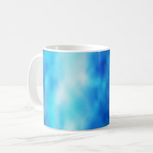 Blauglas Kaffeetasse (Vorderseite Links)