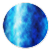Blauglas Keramikknauf (Vorderseite)