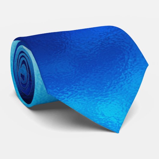 Blauglas Krawatte (Gerollt)