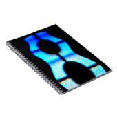 Blauglas Notizblock (Rechte Seite)
