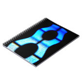 Blauglas Notizblock (Linke Seite)