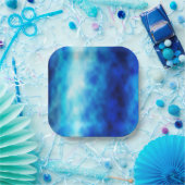 Blauglas Pappteller (Party)