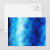 Blauglas Postkarte (Vorne/Hinten)