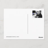 Blauglas Postkarte (Rückseite)