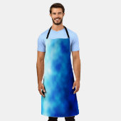 Blauglas Schürze (Getragen)