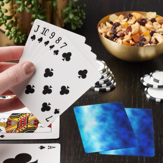 Blauglas Spielkarten (In Situ)