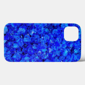 Blauglas-Steine Case-Mate iPhone Hülle (Rückseite (Horizontal))