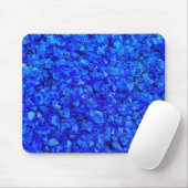 Blauglas-Steine Mousepad (Mit Mouse)