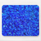 Blauglas-Steine Mousepad (Vorne)
