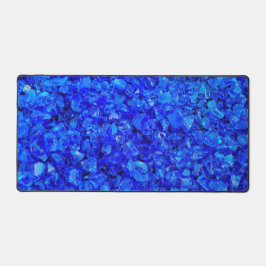 Blauglas-Steine Schreibtischunterlage