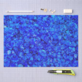 Blauglas-Steine Seidenpapier (Handwerk)