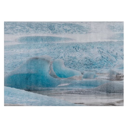 Blauglaziale Eisformen, horizontal Schneidebrett (Vorderseite)