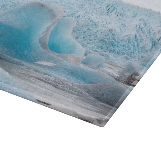 Blauglaziale Eisformen, horizontal Schneidebrett (Ecke)