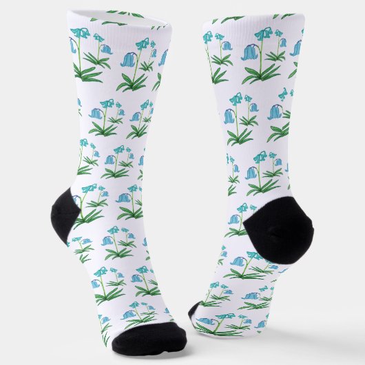 Blauglocke Socken (Gewinkelt)