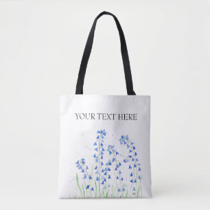 Blauglocken blaue Blumen Tragetasche Tasche