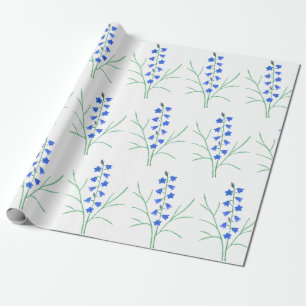 Blauglocken Großdruck-Geschenkpapier Geschenkpapier