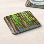 Blauglocken im Frühling Getränkeuntersetzer (Linke Seite)