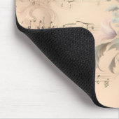 Blauglocken- & Notenblatt-Mauspad Mousepad (Ecke)