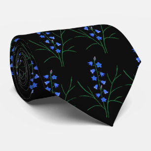 Blauglocken Schwarze Krawatte