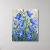 Blauglocken-Wiese Leinwanddruck (Vorderseite)
