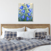 Blauglocken-Wiese Leinwanddruck (Insitu (Schlafzimmer))