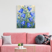 Blauglocken-Wiese Leinwanddruck (Insitu (Wohnzimmer))