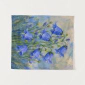Blauglocken-Wiese Wandteppich (Vorderseite (Horizontal))