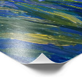 Blauglockenblumen Fotodruck (Ecke)