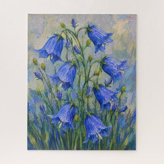Blauglockenblumen Puzzle (Vertikal)