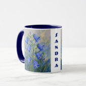 Blauglockenwiese Tasse (Vorderseite Links)