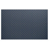 Blaugold Elegantes Stoffmuster zum Basteln Stoff (Fat Quarter (45,7 x 55,9 cm))