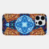 Blaugold-Tanne iPhone Hülle (Rückseite (Horizontal))