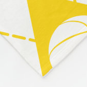 Blaugoldbasketballmannschaft - Raute Fleecedecke (Ecke)