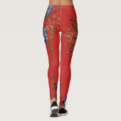 Blaugoldlanges Leggings (Rückseite)