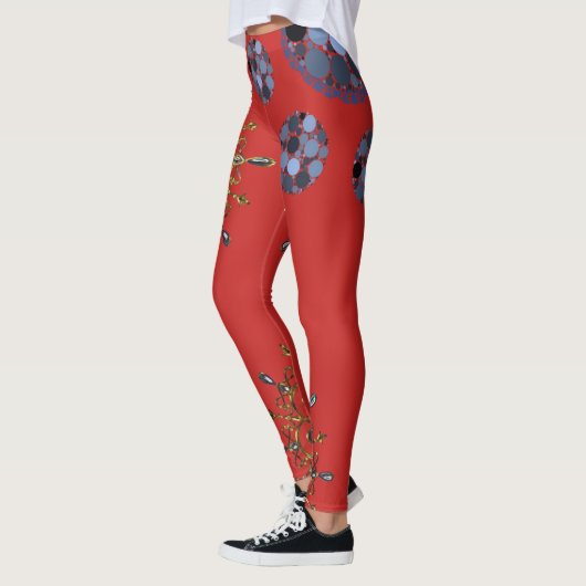 Blaugoldlanges Leggings (Links)
