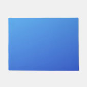 Blaugradient Farbe  Fußmatte (Vorderseite)