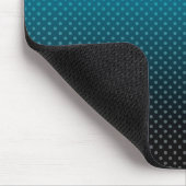 Blaugradität mit kleinen Polka-Punkten Mousepad (Ecke)
