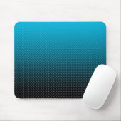 Blaugradität mit kleinen Polka-Punkten Mousepad (Mit Mouse)