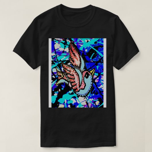 Blaugraffiti T-Shirt (Design vorne)